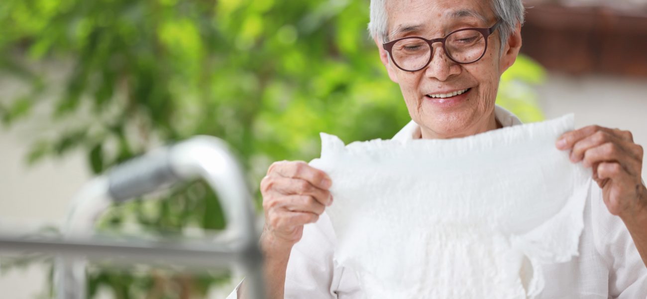 Use of Adult Diaper for Incontinence