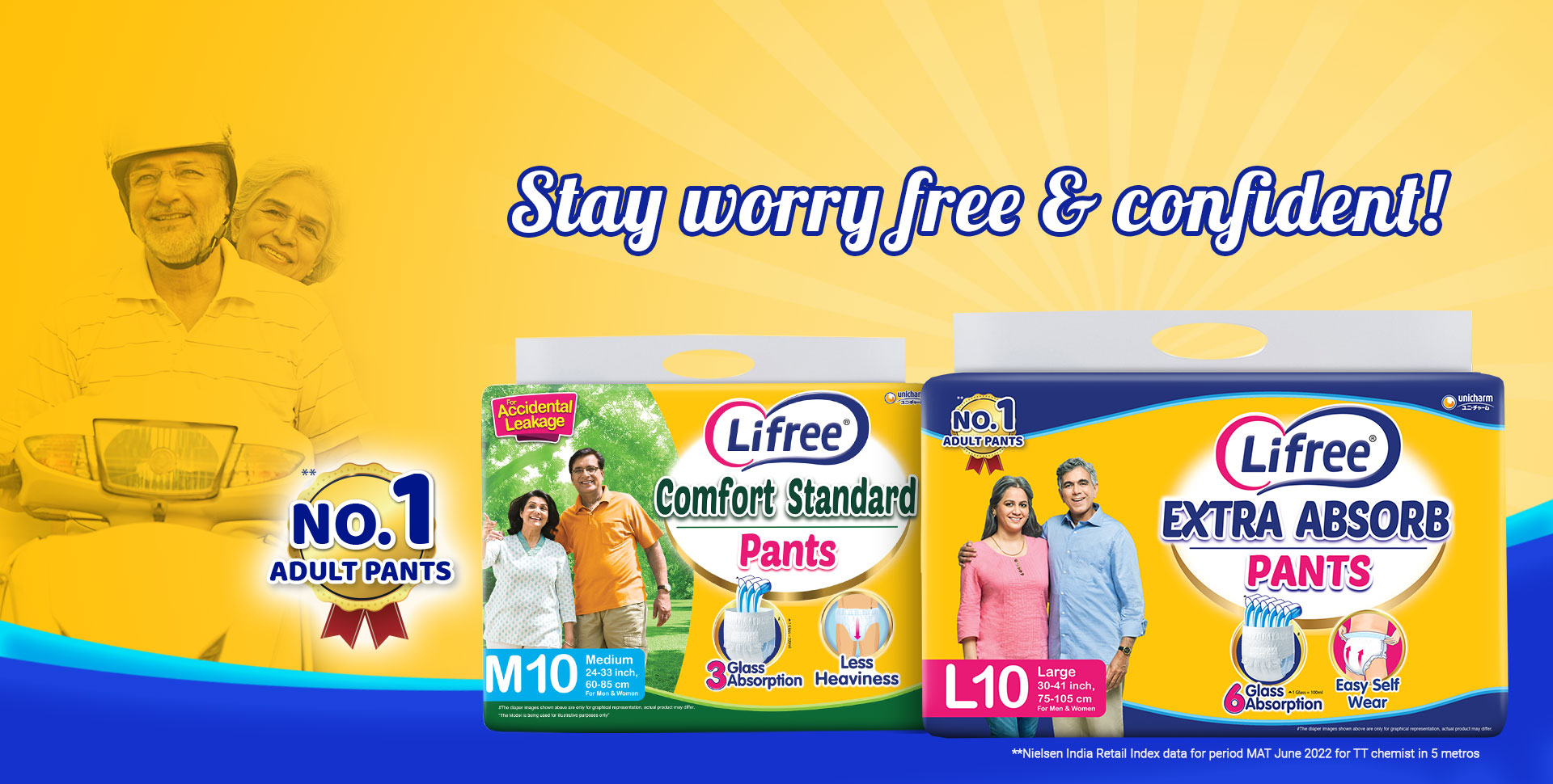 Lifree incontinence care products for adults